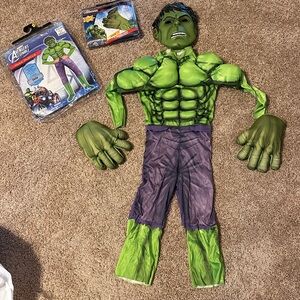 Kids Hulk Costume - Green and Purple